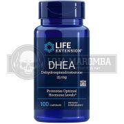 2 Unidades DHEA 25mg (100 caps) - Life Extension (Envio Internacional Grátis)
