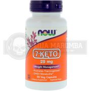 7 KETO DHEA 25mg (90 Vcaps) - Now Foods