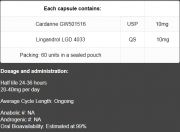 Centaurus (Cardarine 10mg + Lingandrol 10mg) 60 Caps - Enhanced Athlete