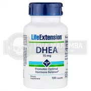 2 Unidades DHEA 15mg (100 caps) - Life Extension(Envio Internacional Grátis)