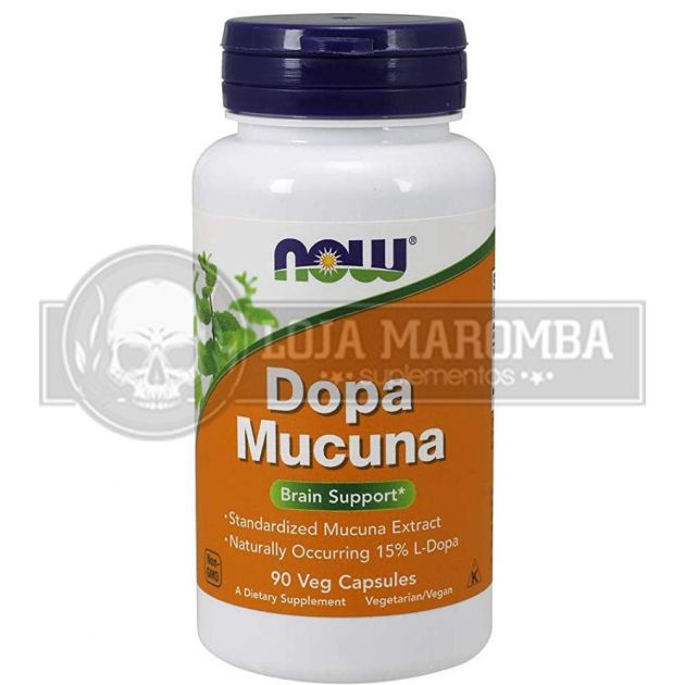 Dopa Mucuna (90 Cápsulas Veganas) - Now Foods