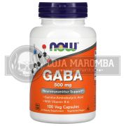 Gaba 500mg + Vitamina B6 (100 caps) - Now Foods