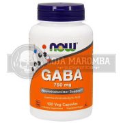 Gaba 750mg (100 Caps) - Now Foods