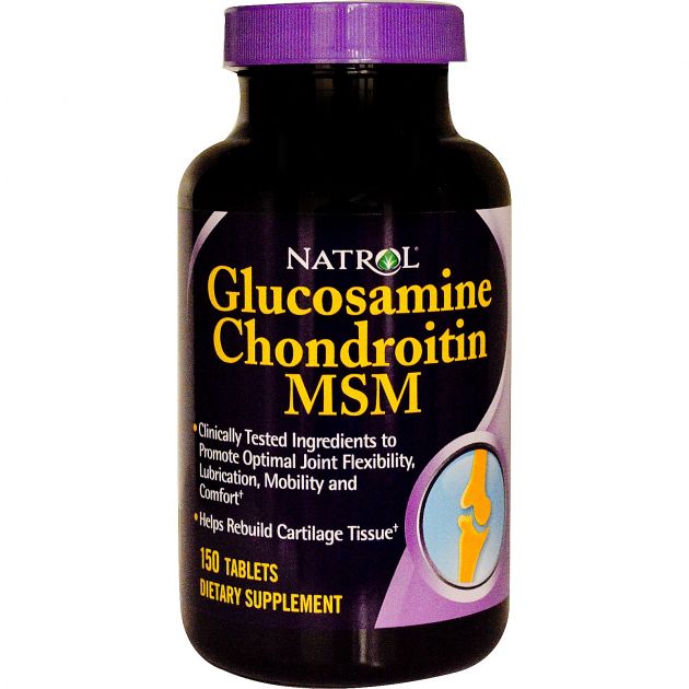 Glucosamina Condroitina e MSM (150 Tablets) - Natrol