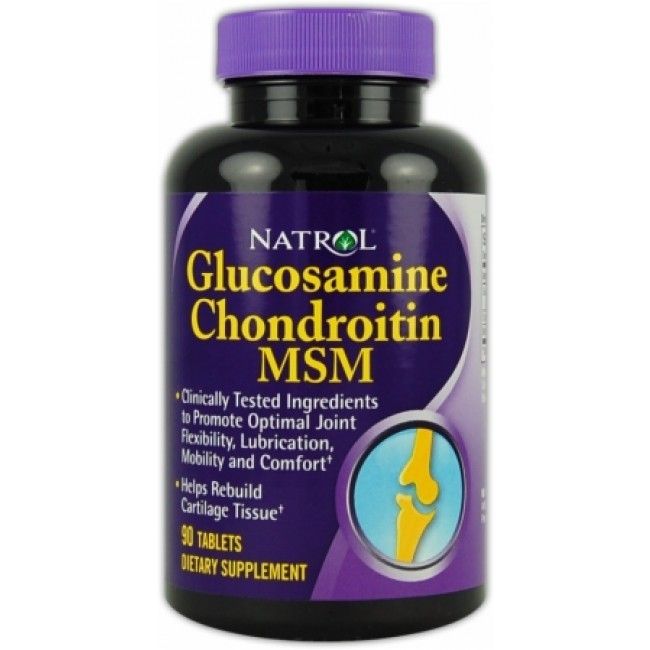 Glucosamina Condroitina e MSM (90 Tablets) - Natrol