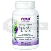 Hair, Skin & Nails (90 caps) - Now Foods