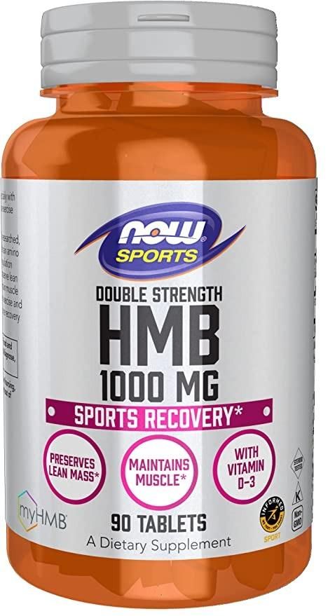 HMB Double Strength 1000 mg (90 Tabs) - Now Foods
