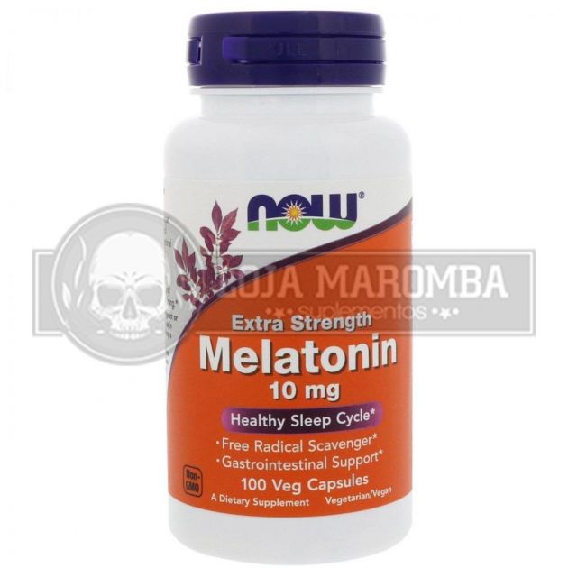 Melatonina 10mg (100 cps) Now Foods