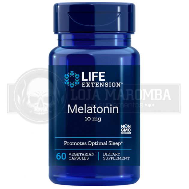 Melatonina 10mg (60 Cápsulas) - Life Extension