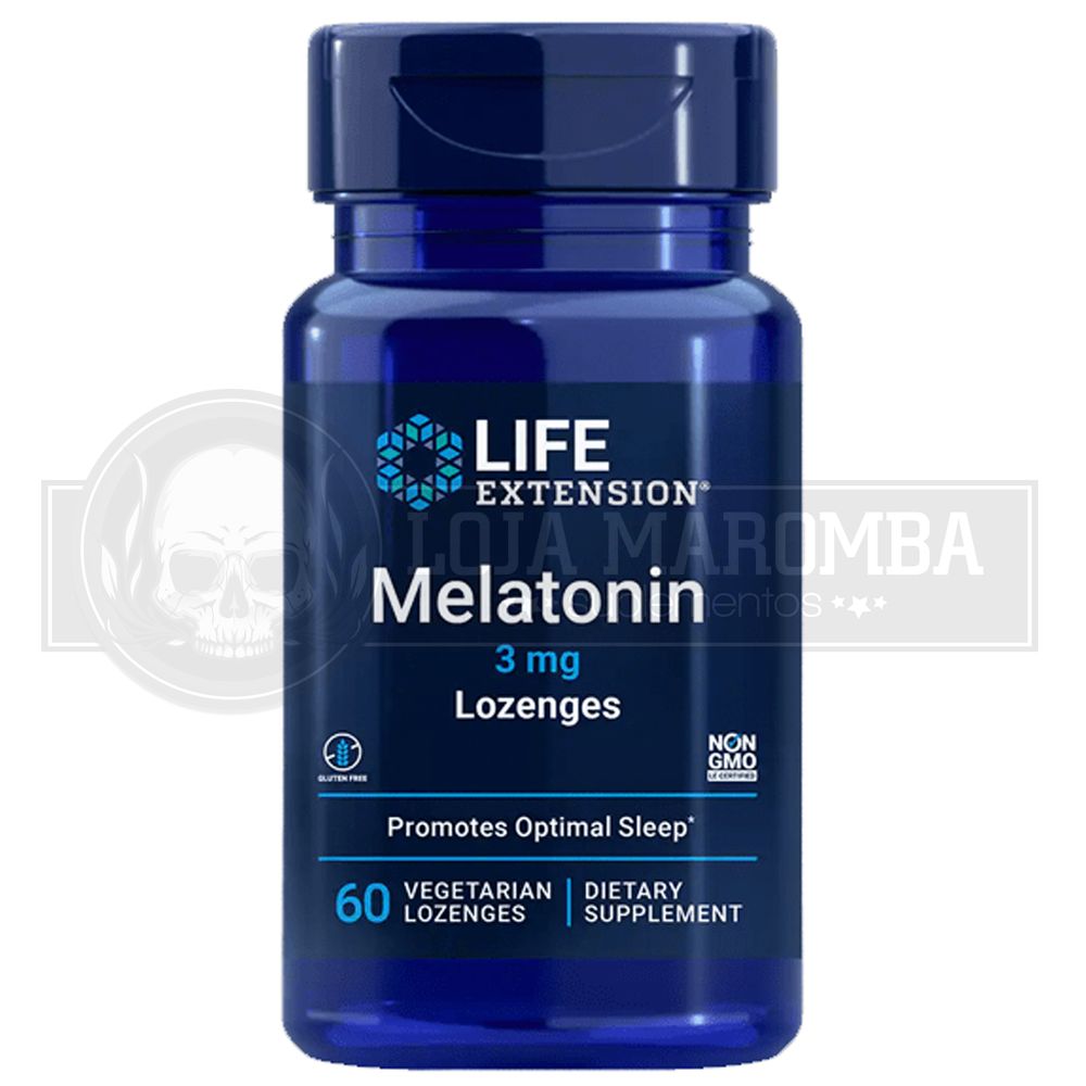 Melatonina 3mg (60 Cápsulas) - Life Extension
