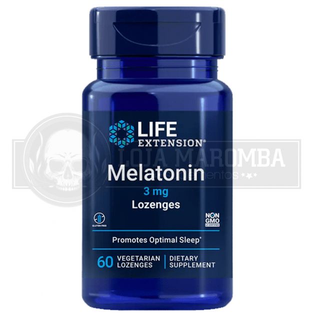 Melatonina 3mg (60 Cápsulas) - Life Extension