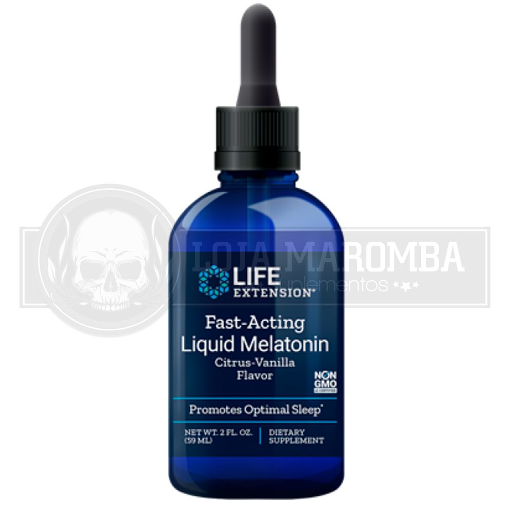 Melatonina Liquida 3 mg (59 ml) - Life Extension 
