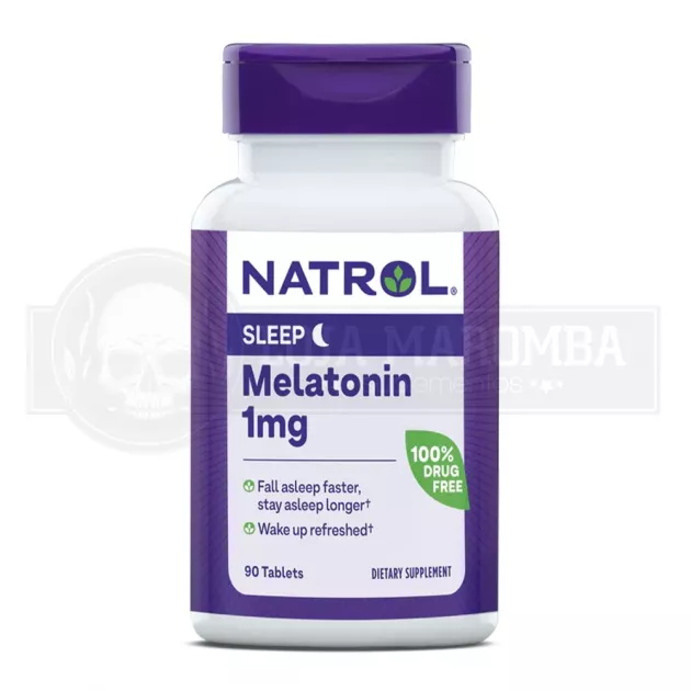 Melatonina Sublingual 5mg (150tabs) - Natrol-  (TAMANHO PLUS)