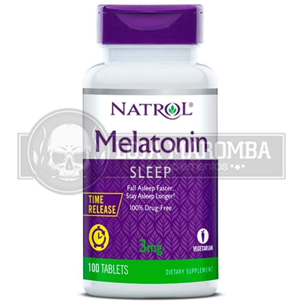 Melatonina Time Release 3mg (100 Tablets) - Natrol