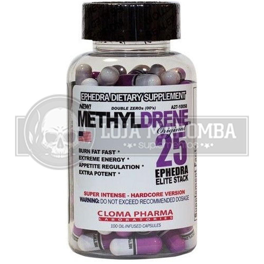 Methyldrene 25 Ephedra Elite Stack (100 Oil Caps) - Cloma Pharma