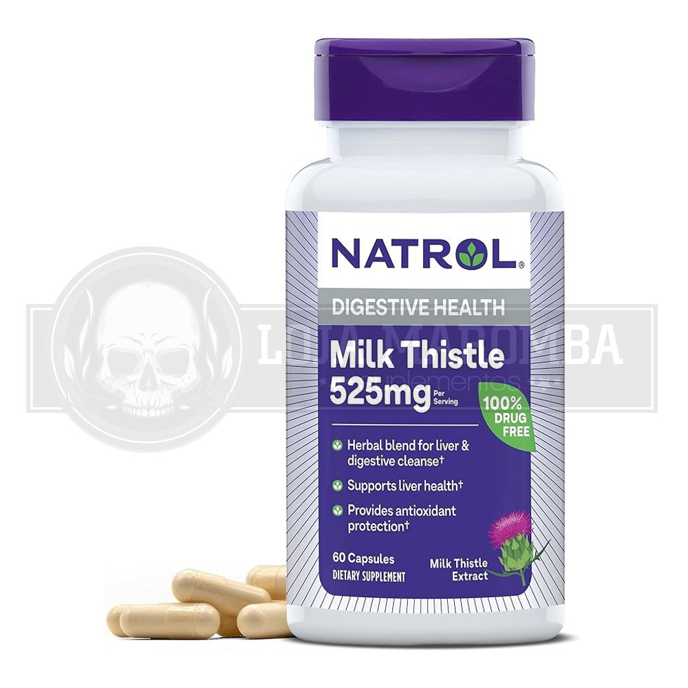 Milk Thistle 525mg (Silimarina) 60 Caps - Natrol