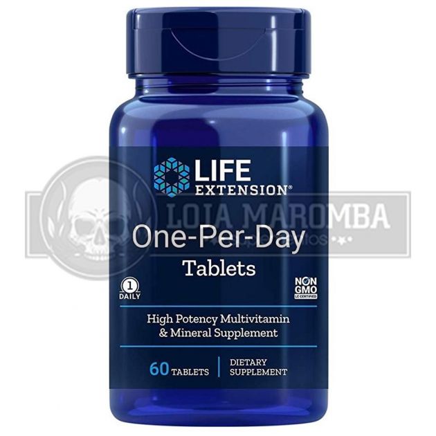 One Per Day Multivitamínico (60 tabletes) - Life Extension