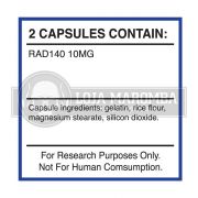 Rad140 10mg cada 2 cápsulas (60 capsulas) - Sarm Source