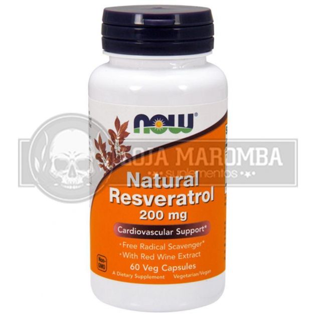 Resveratrol 200mg (60 caps) - Now Foods