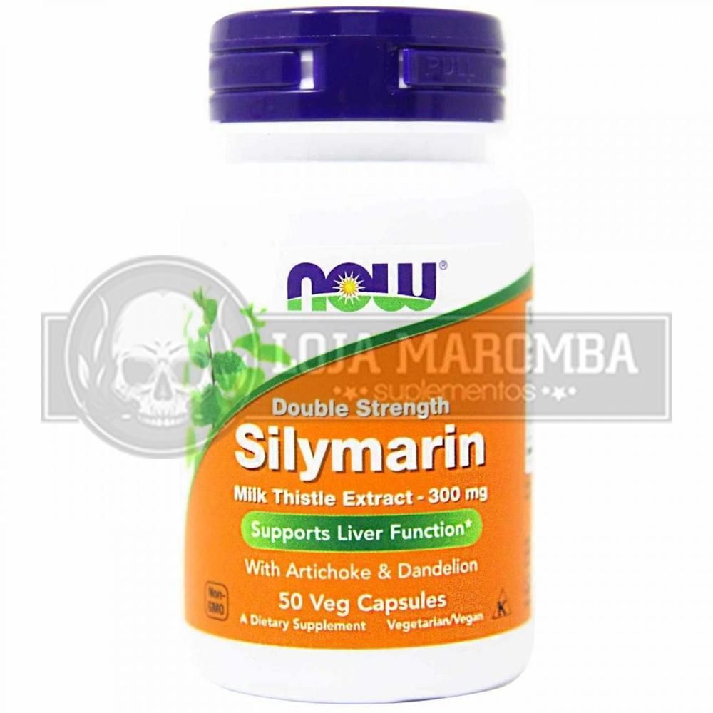 Silimarina (Milk Thistle) 300mg (50 cáps) - Now Foods