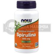 Spirulina 500mg (100 tabs) - Now Foods