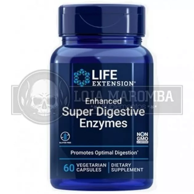 Super Digestive Enzymes (60 caps) - Life Extension (Enzimas Digestiva)