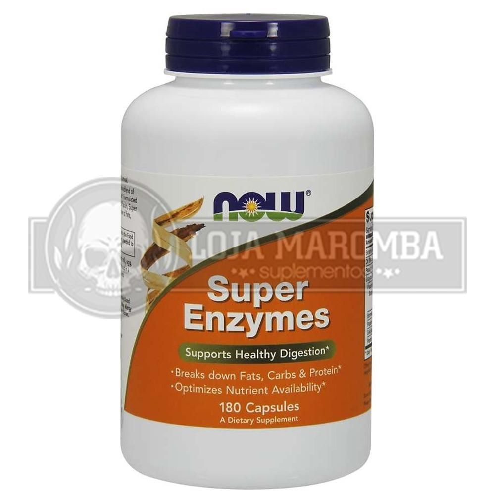 Super Enzymes (Enzimas Digestiva) 180 caps - Now Foods