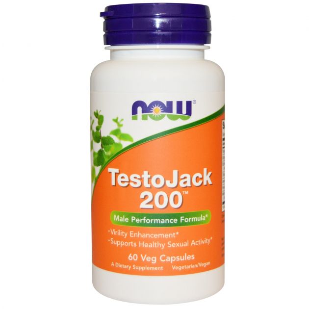 Testojack 200 (60 Cápsulas) - Now Foods