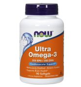 Ultra Omega 3 (90 softgels) - Now Foods
