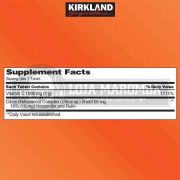 Vitamina C 1000mg (500 tabs) - Kirkland Signature